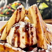 Banana &amp; Nutella Waffle