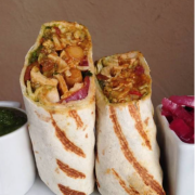 Butter Chicken Grilled Wrap