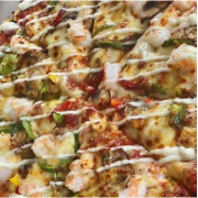 Garlic Prawns Pizza