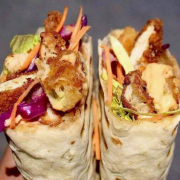 Southern Fried Chicken Grilled Wrap